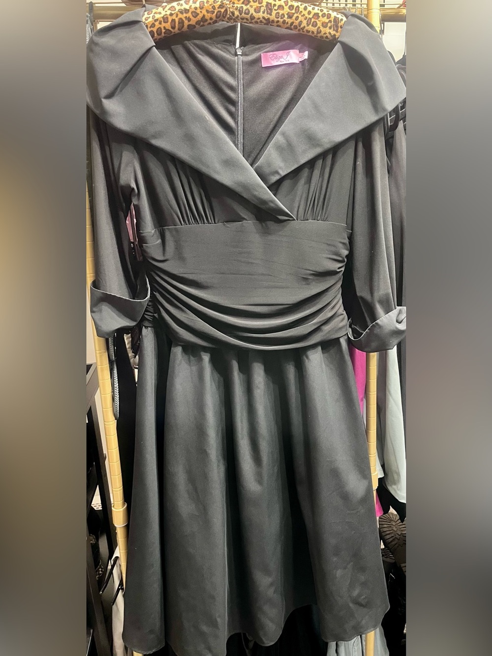 “Eliza J” GORG Black Gown🔥 Sz 10